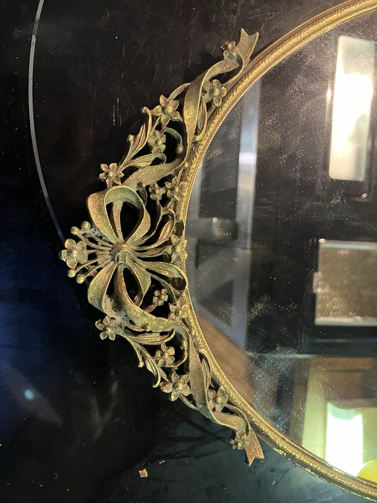 Vintage Mcm Or Deco Wait Mirror