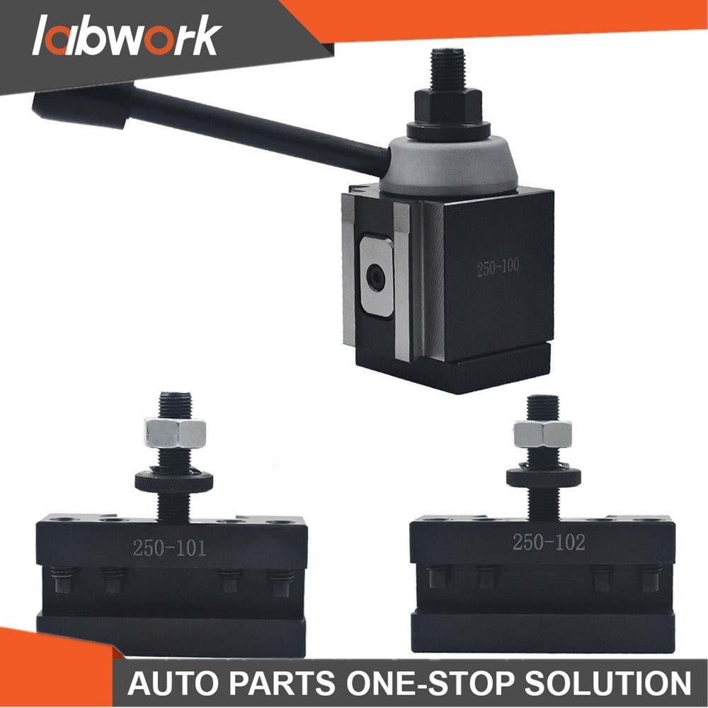 Labwork AXA 250-100 Piston Type Quick Change Tool Post Holder For Lathe 12"