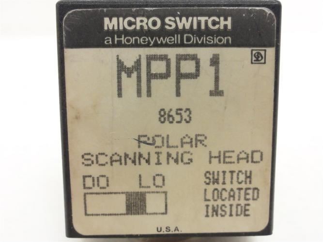 200680 Used; Micro Switch MPP1-8653 Photo Scan Head Polarized
