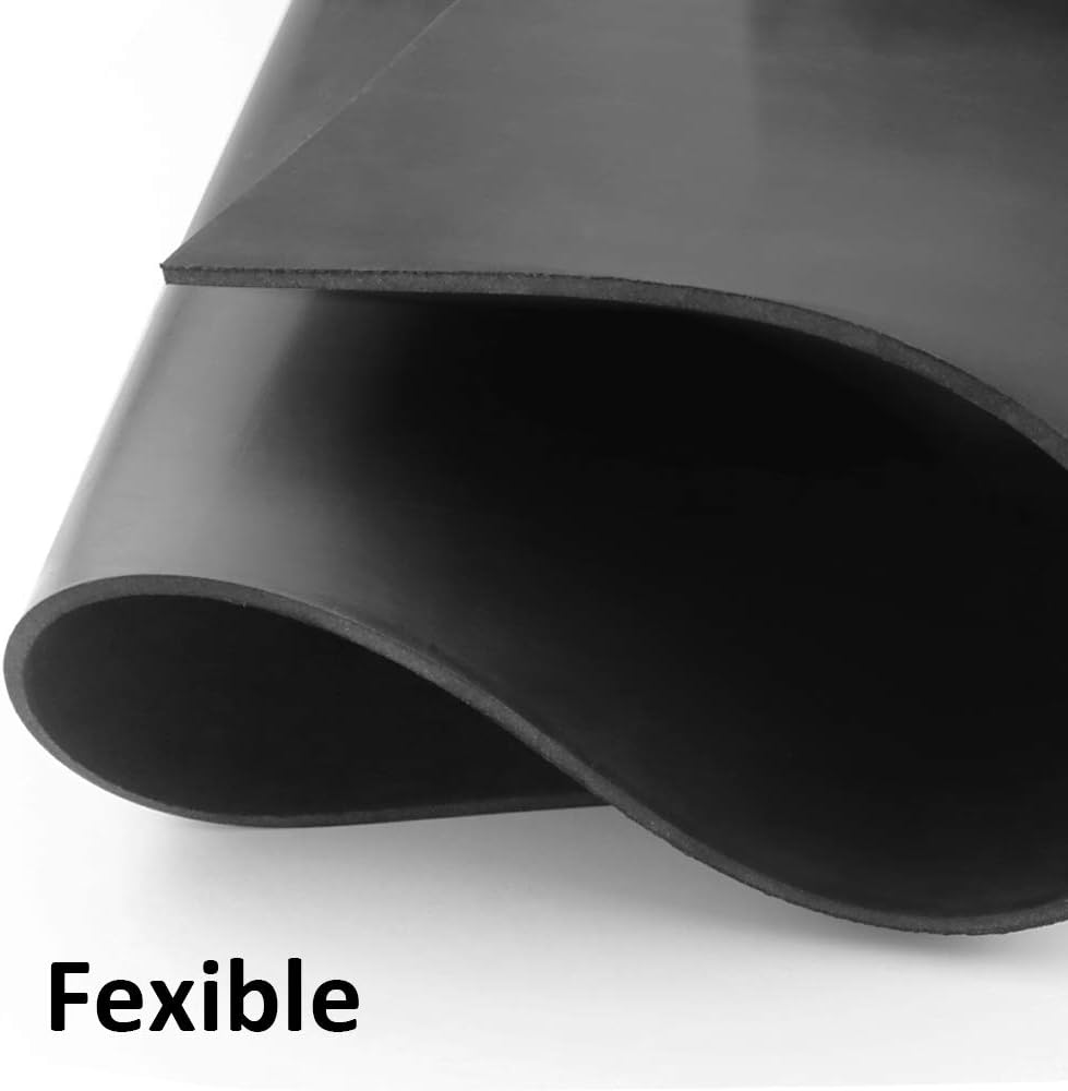 Neoprene Rubber Strips: Solid Rolls for DIY Gaskets, Seals 1" x 1/16" x 10ft