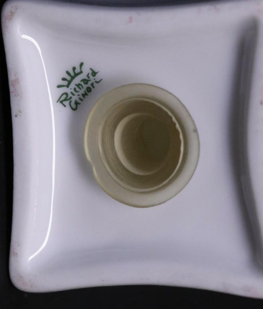 RICHARD GINORI DEDALO WHITE SALT / PEPPER SHAKER