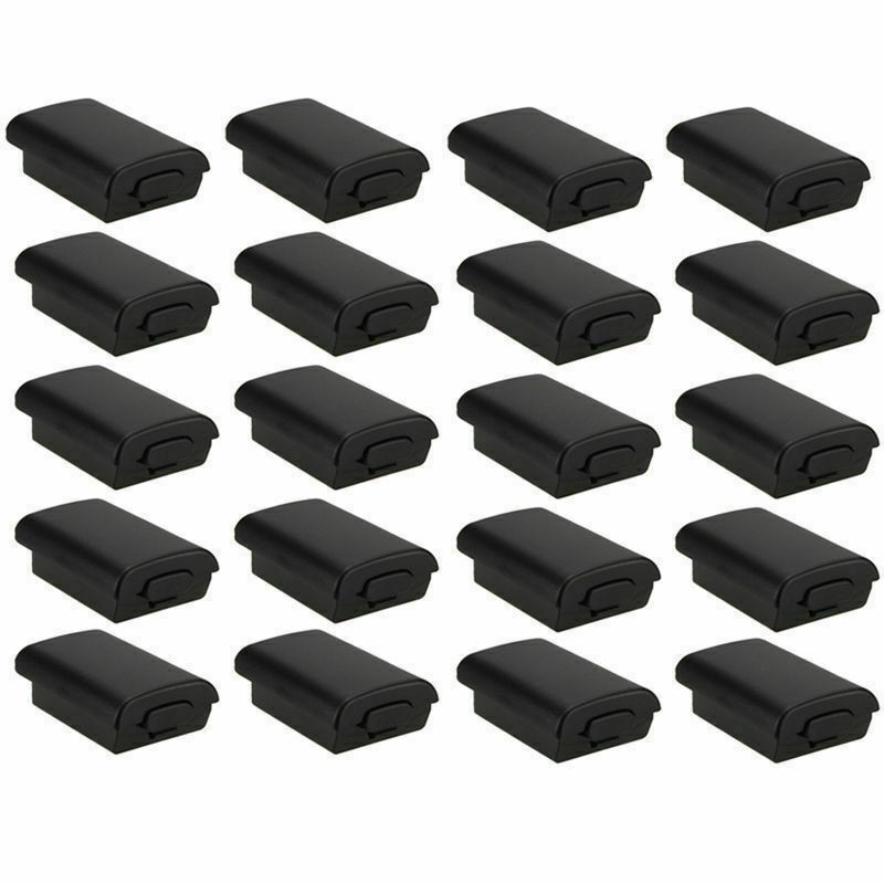 10 Pack Battery Cover Holder Back Shell Case Replacement for Xbox 360 Controller