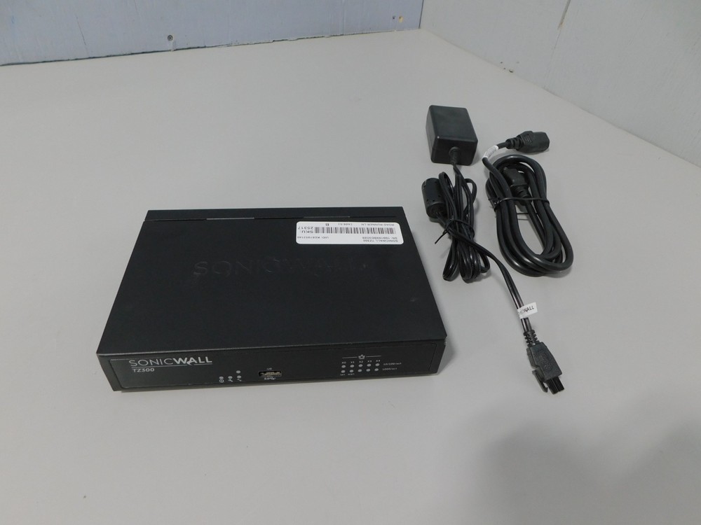 SonicWall TZ300 Network Security Firewall Includes Power Supply
