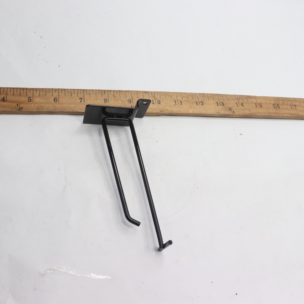 Supermarket Display Hook Black 4-1/2"