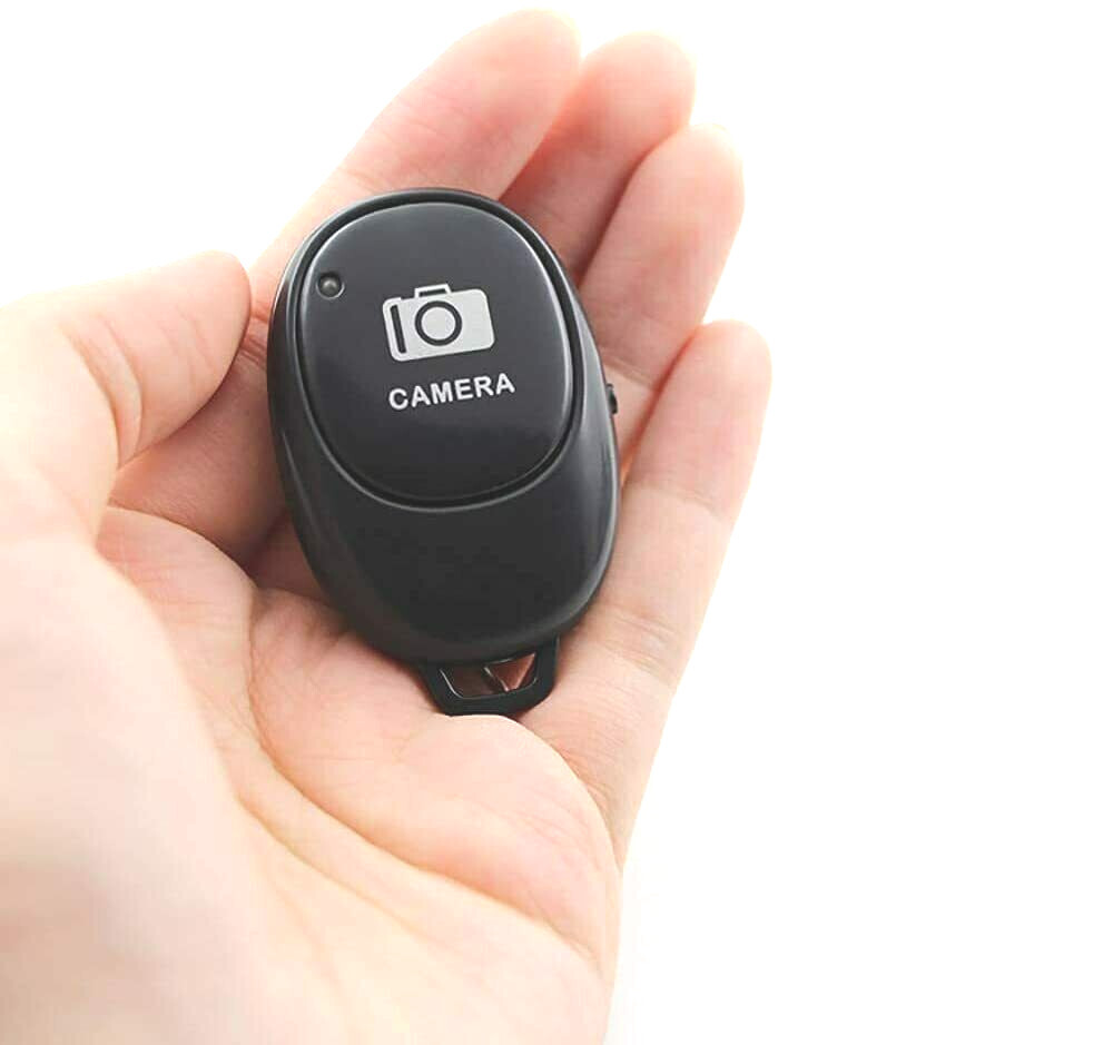 2 Pcs Camera Shutter Wireless Bluetooth Remote Control for Android Apple iPhone