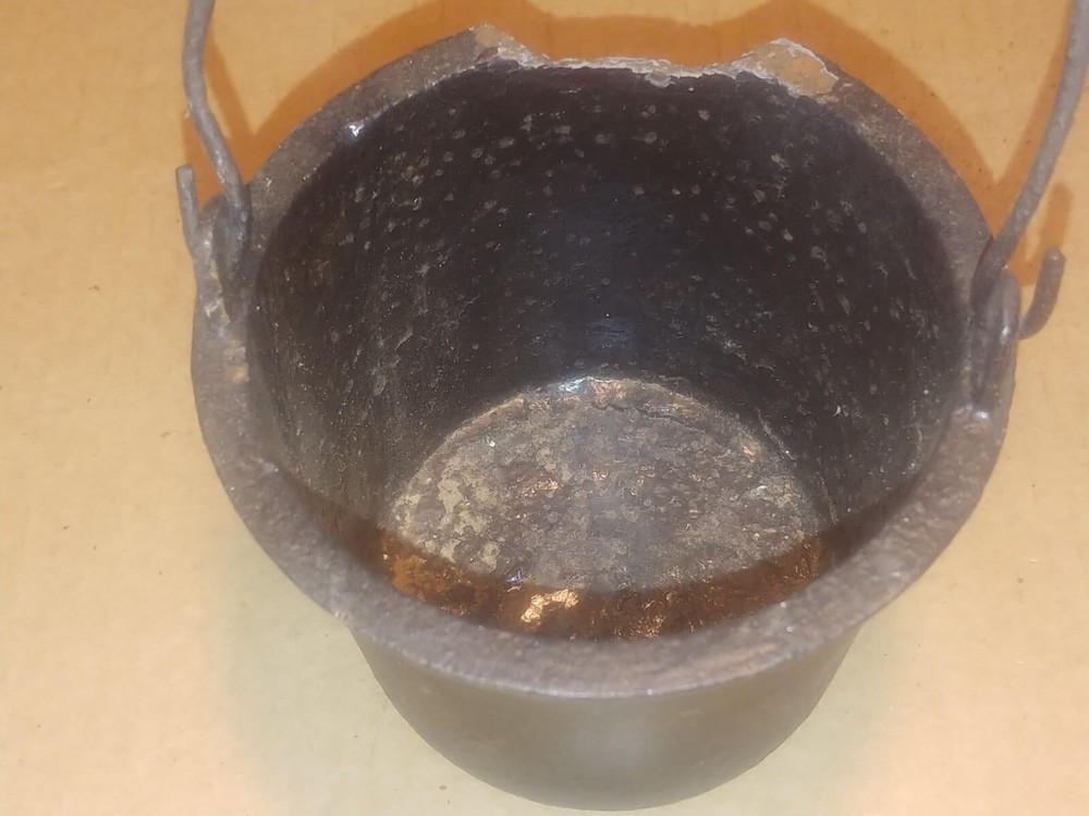 Antique Cast Iron Smelting Kettle