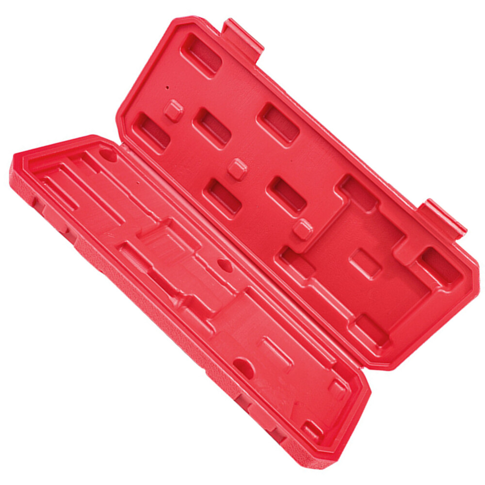 Plastic Caliper Box - Red Portable Travel Case