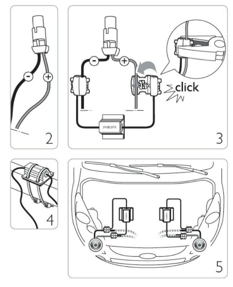 Sylvania LED Load Equalizer Resistor 7443 DRL Light Bulb Hyper Flashing Stop Fix