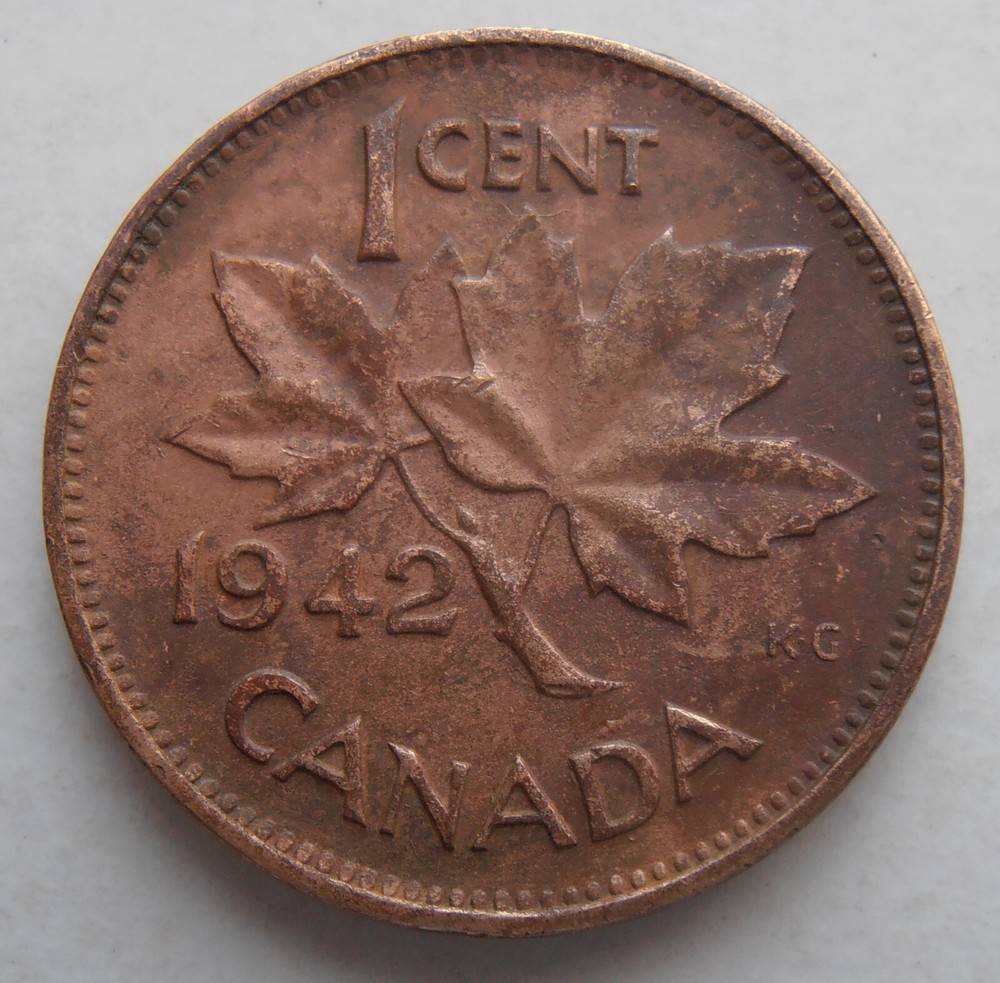 CANADA 1 CENT 1942