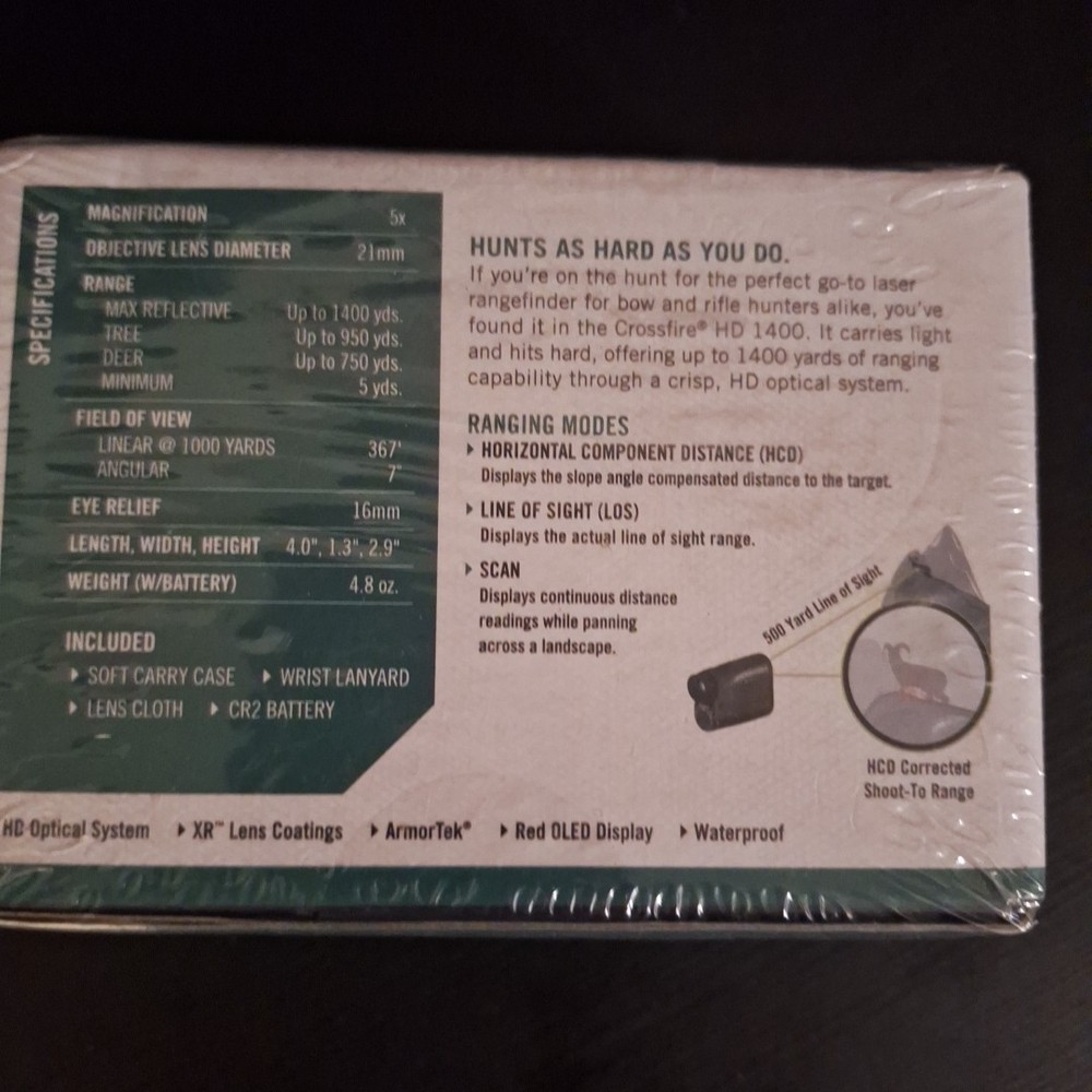 Vortex Crossfire HD 1400 Laser Rangefinder LRF-CF1400
