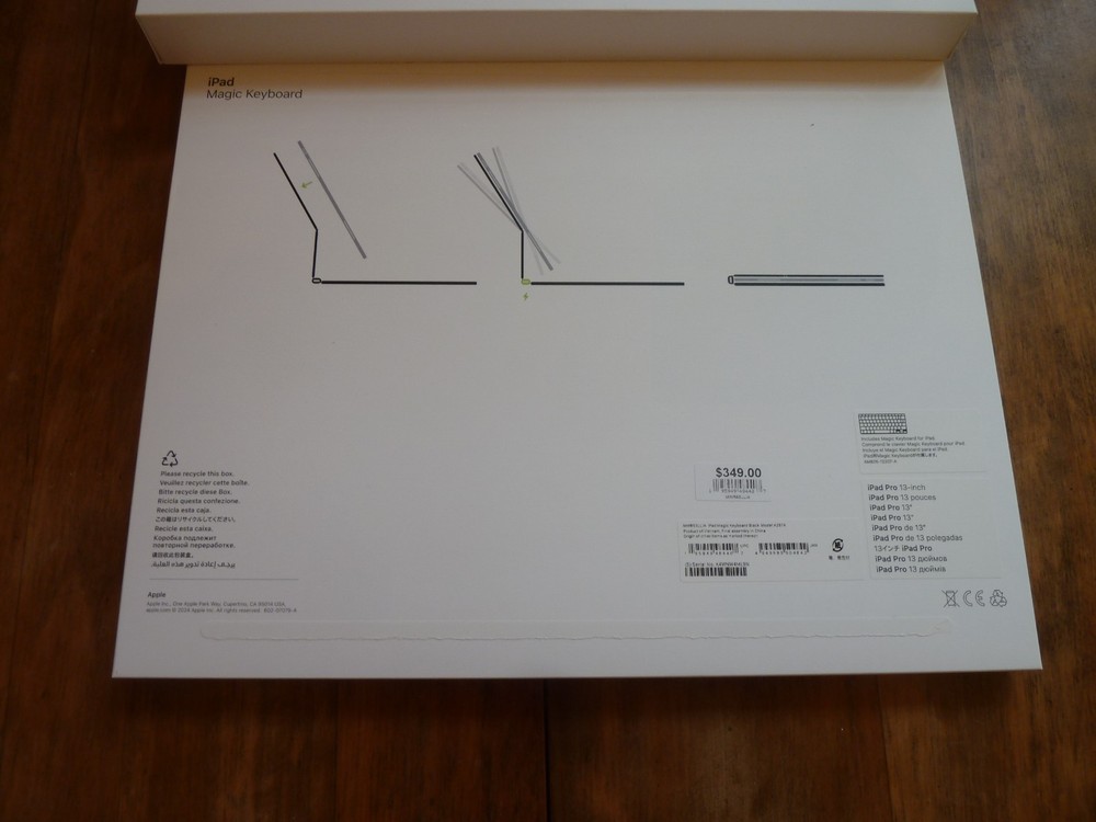 Lot Of Apple Empty Boxes iPad Pro M5 2025, Magic Keyboard