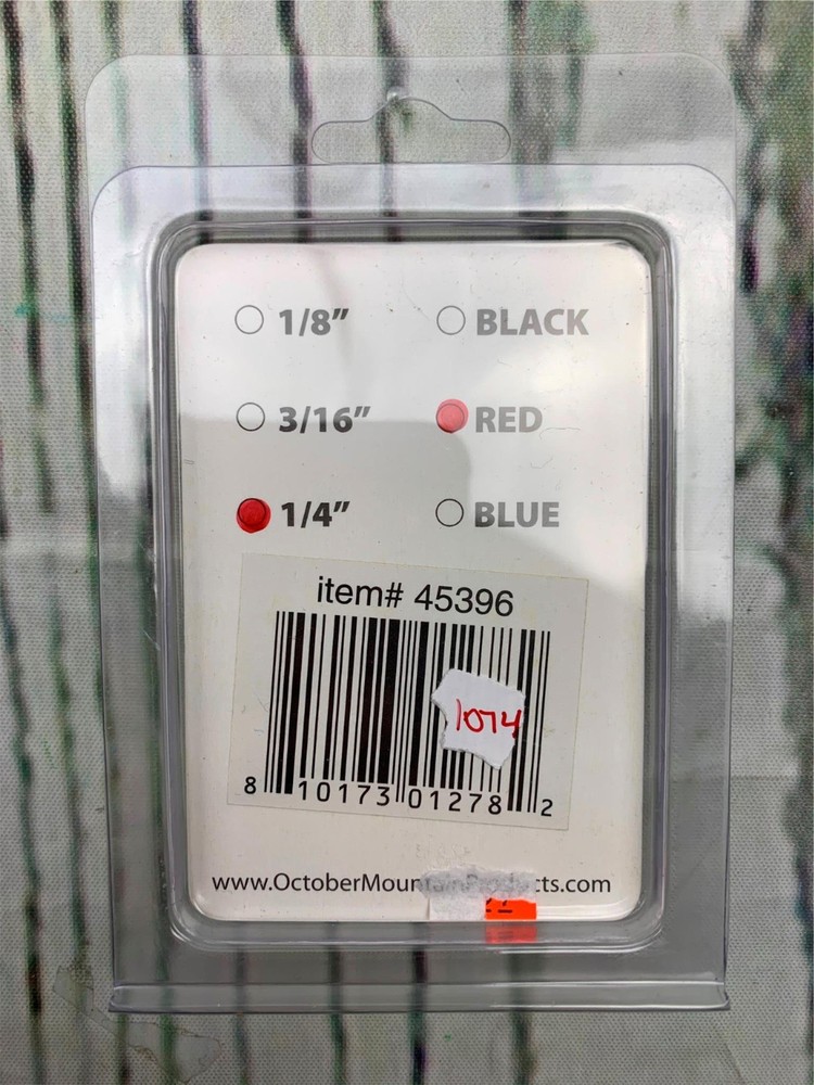 Tri View Peep Sight Red 1/4 in