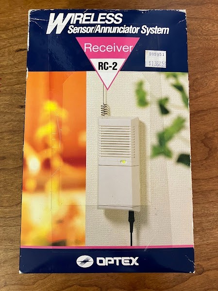 Optex: Wireless Sensor Annunciator System Receiver - RC-2FE