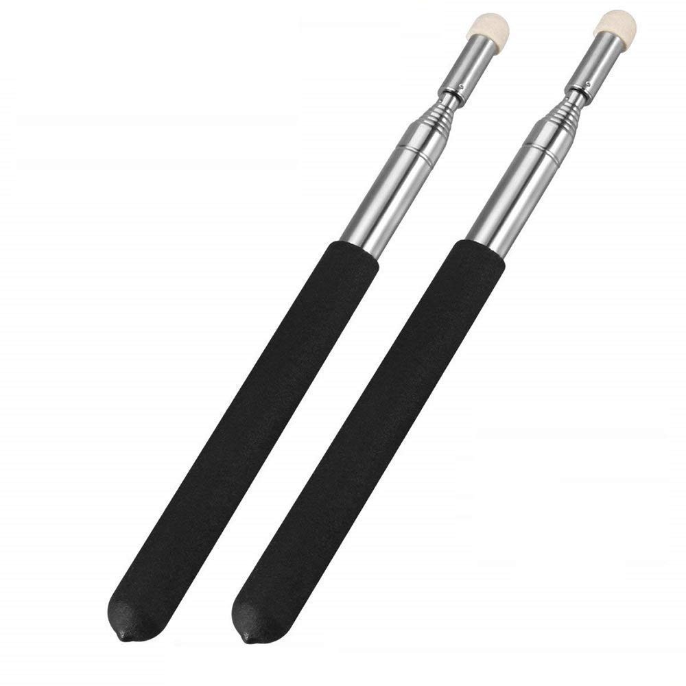 Telescopic Teachers Pointer,Teaching Pointer,Hand Pointer Extendable 2PCS