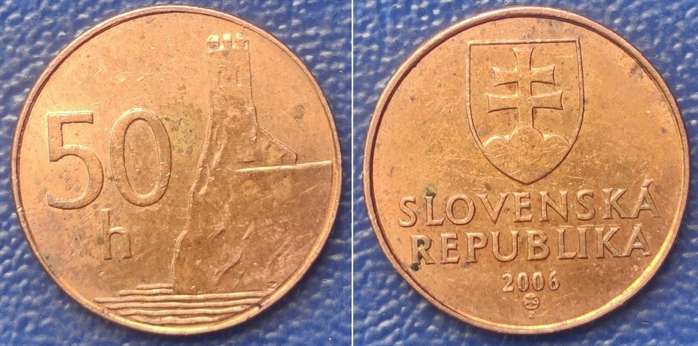 Slovakia 50 halierov, 2006