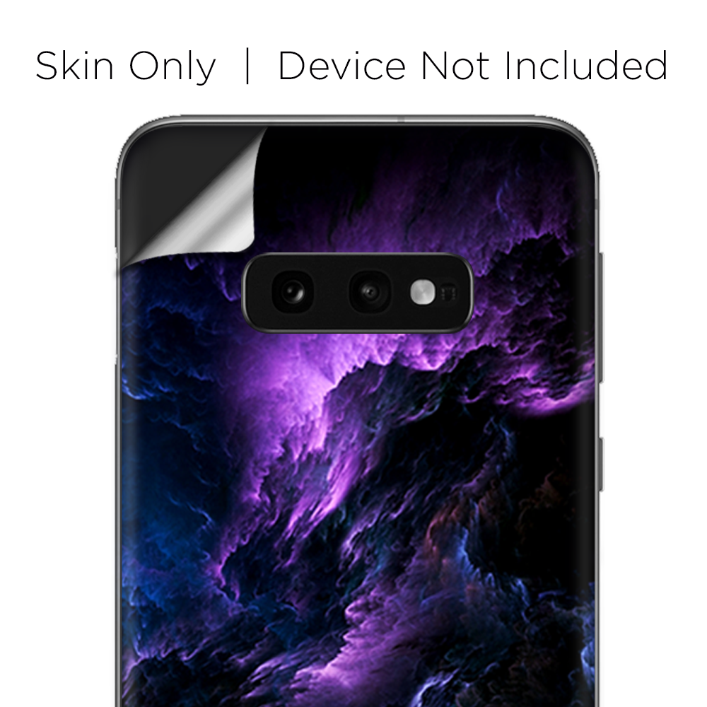 Skins Decal wrap for Samsung Galaxy S10e - purple storm clouds