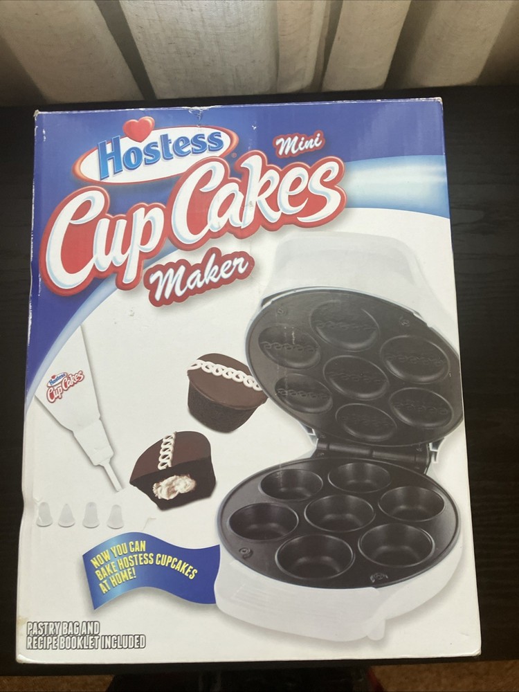 NIB Hostess Cup Cakes Maker Non Stick Baking Iron