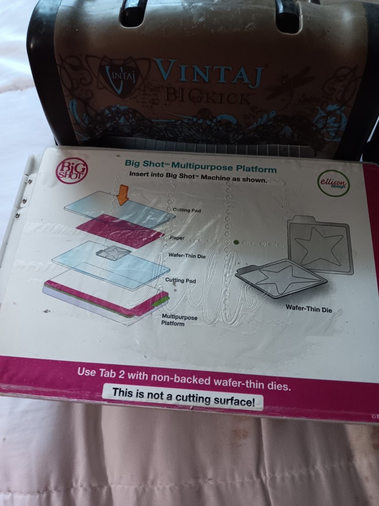 Vintaj Bigkick With Platform Cutting Machine