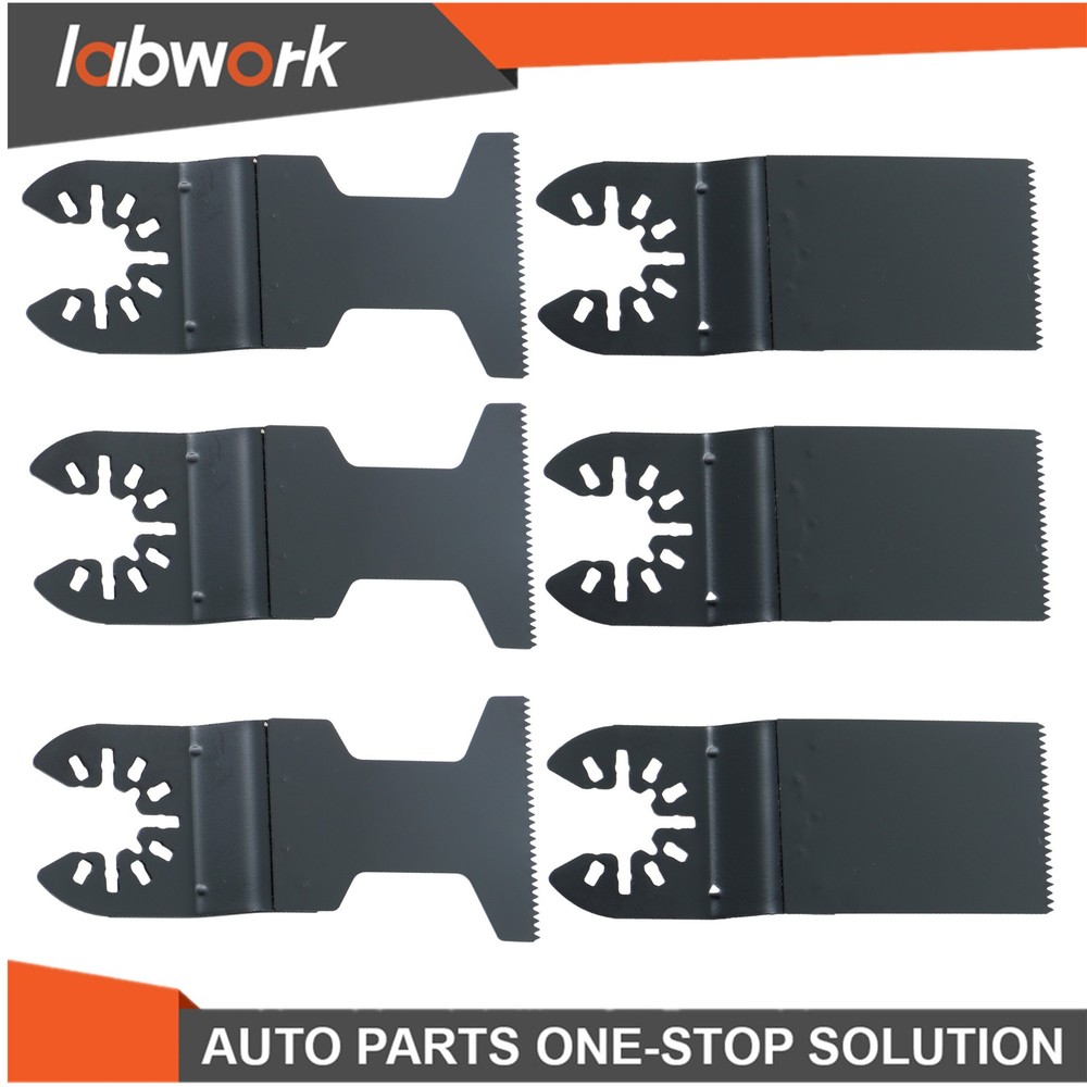 Labwork 23 Pcs Titanium & Carbide Oscillating Saw Blades Multitool Blades Kit