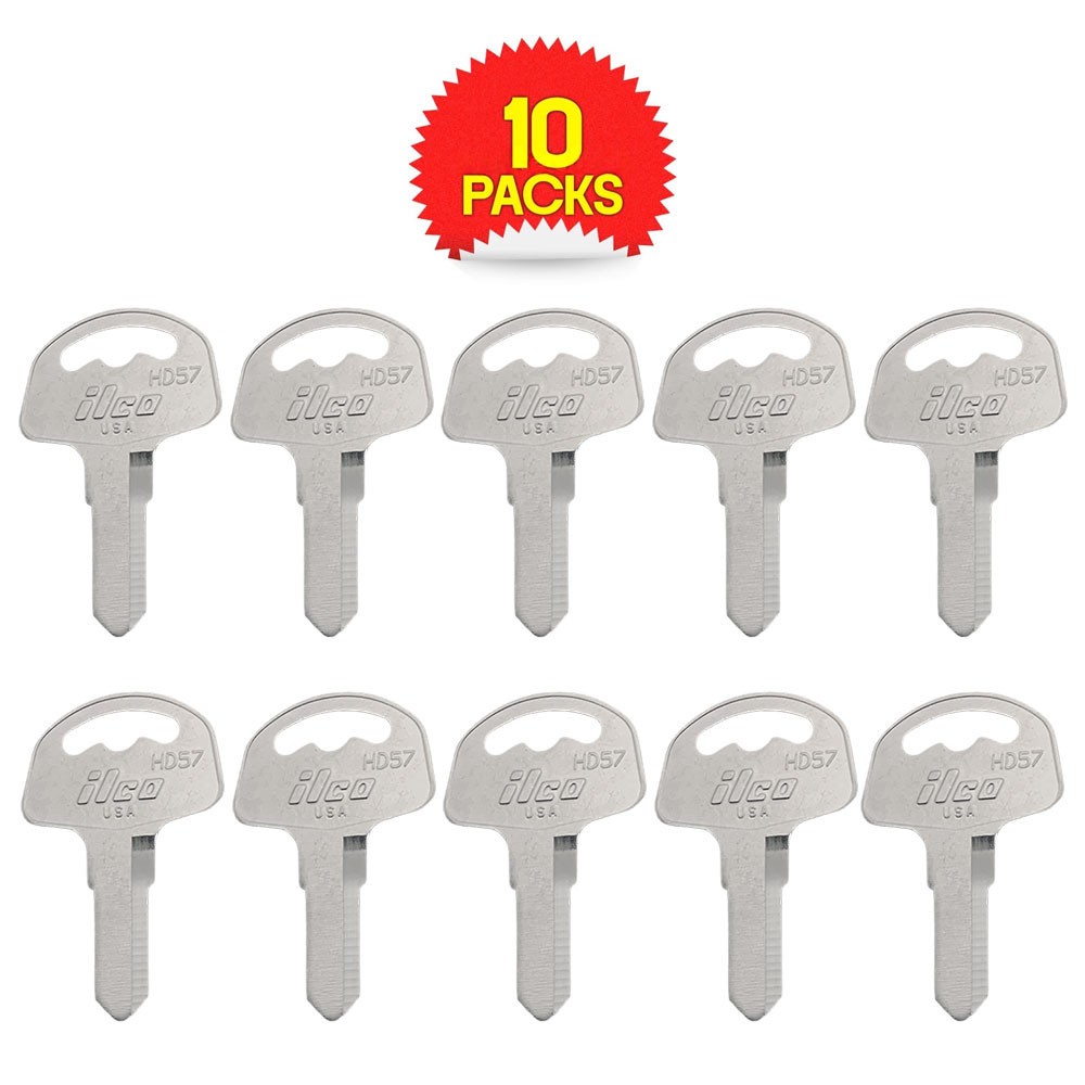 HD57 Key Blank Nickel