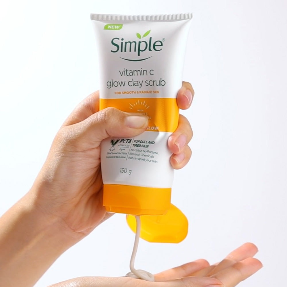 Simple Vitamin C Clay Scrub 150g