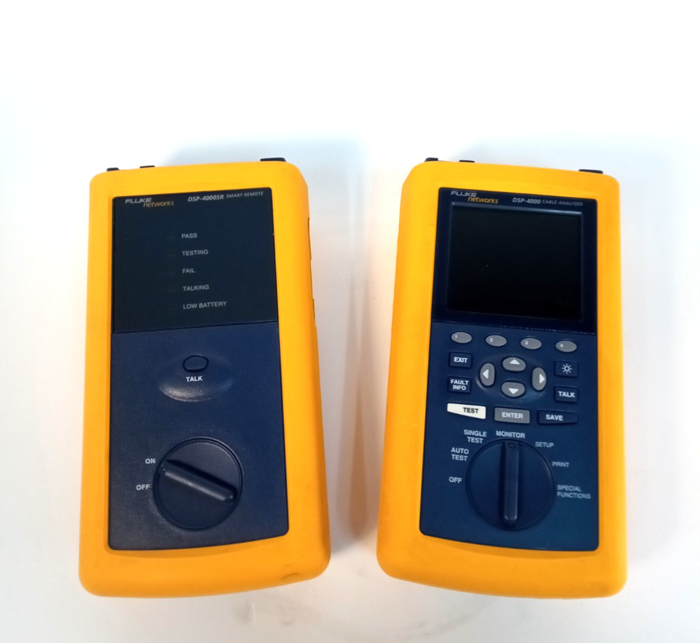 Fluke Networks DSP-4000 Cable Analyzer + DSP-4000SR Smart Remote