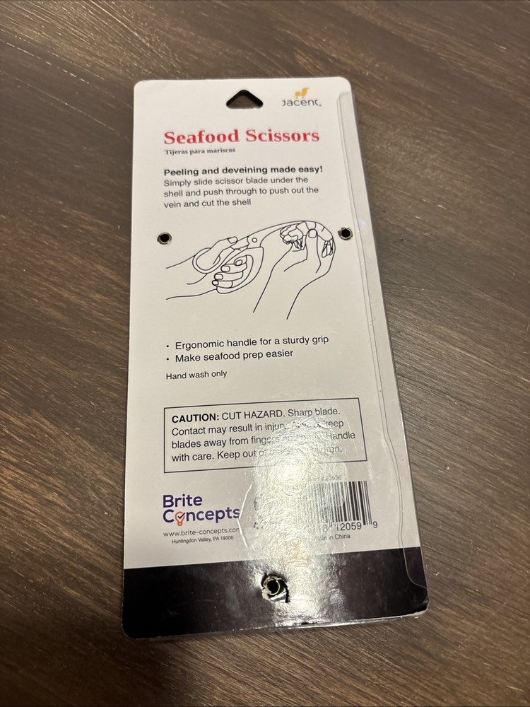 Culinary Elements Shrimp Scissors Sealed New