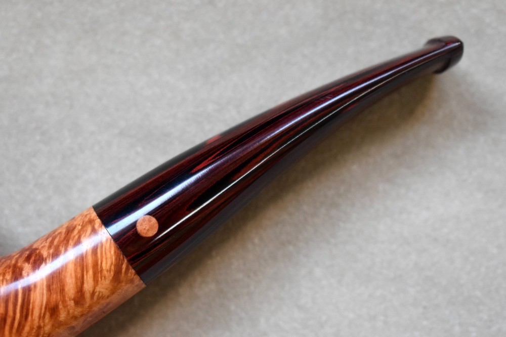Moretti Pipe Rhodesian Freehand Cumberland Stem Hand Cut
