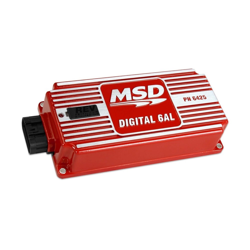 MSD 6425 Digital 6AL Ignition Control w/Rev Control - Red Control Box