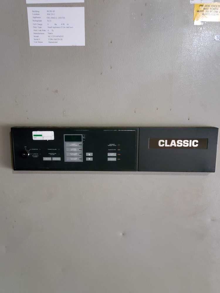 Harris (Revco Technologies) Ultra-Low Freezer Model HLT-25V-85SID32