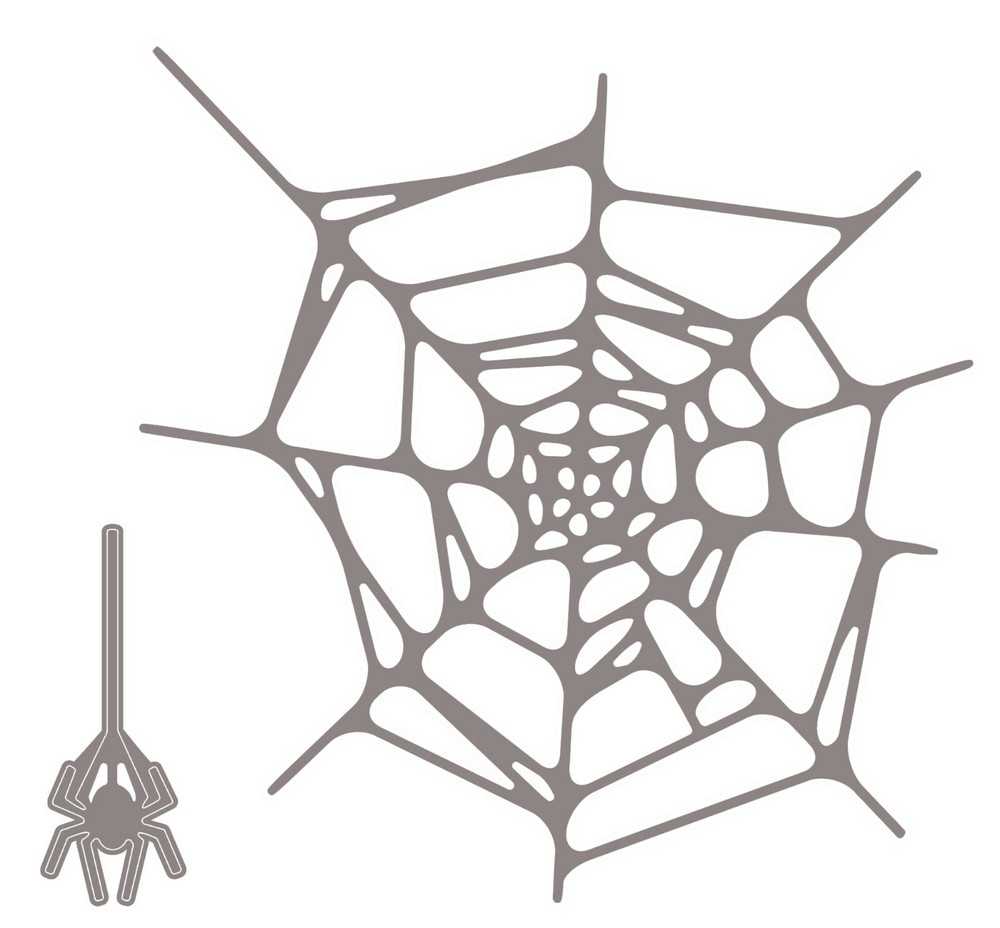 Sizzix Thinlits Spider Web #664747 2pk set Retail $14.99 by Tim Holtz