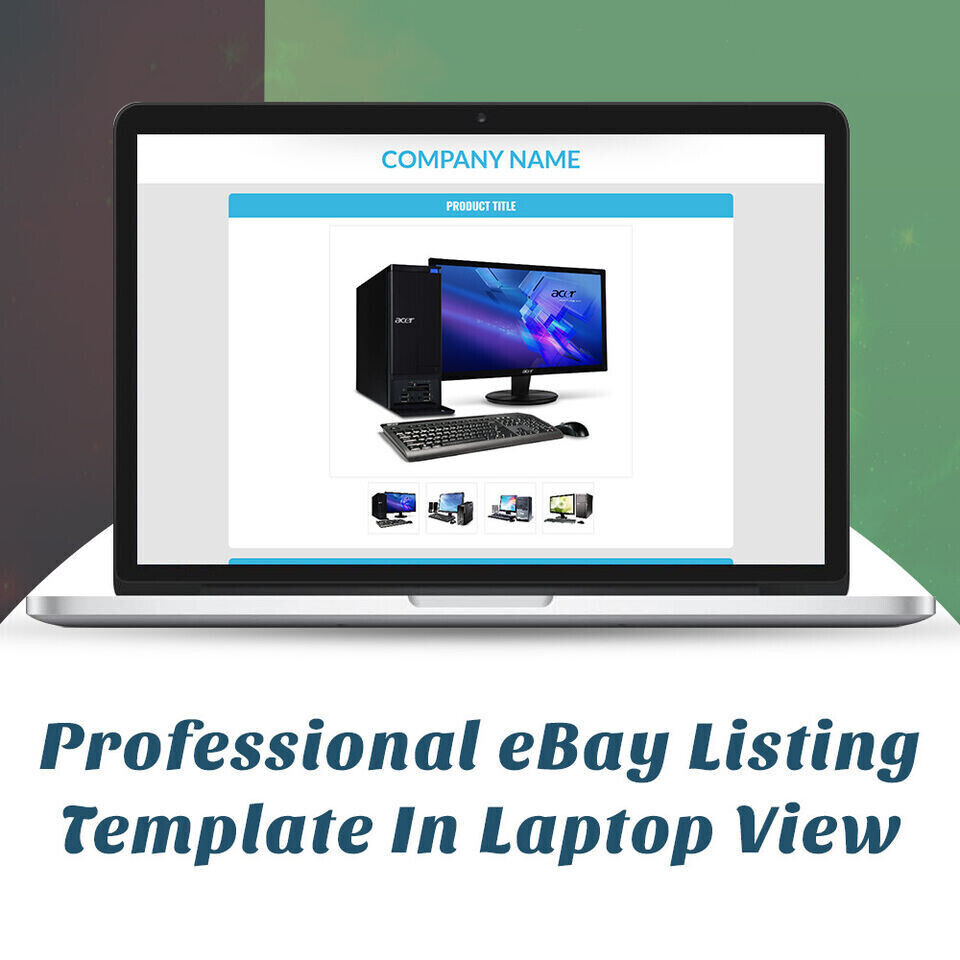 Ebay Templates Listing Auction Professional Responsive Mobile Design HTML 2019