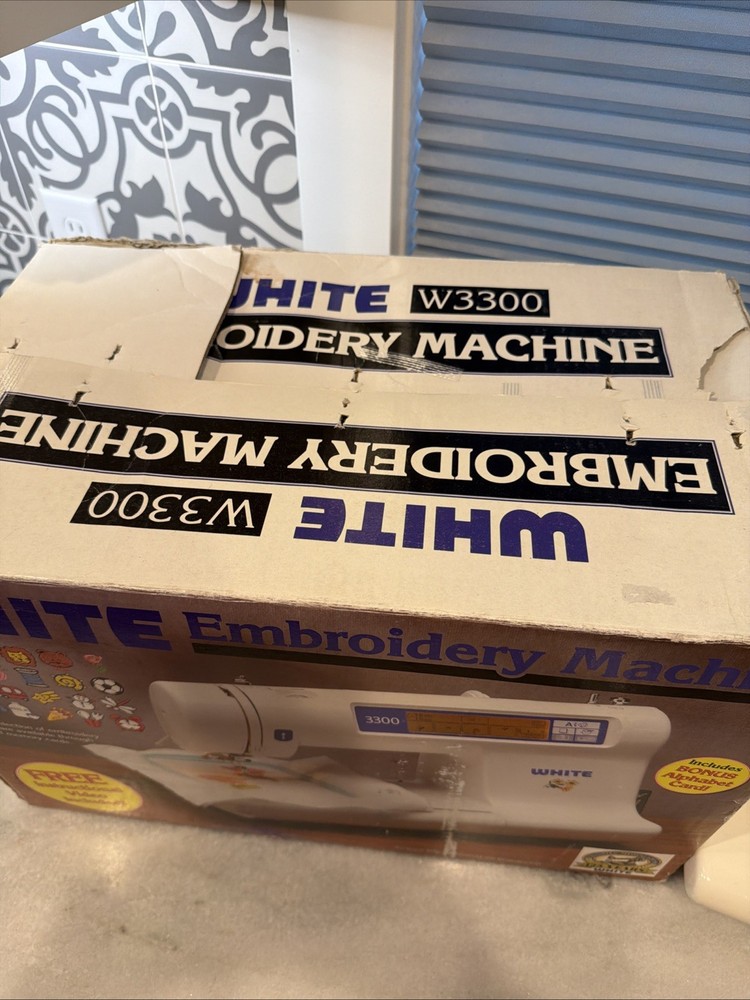 White W3300 Computerized Sewing Embroidery Machine