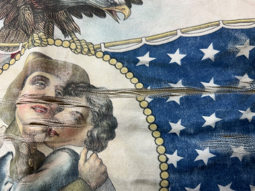 WWI US Army Patriotic Pillow Case