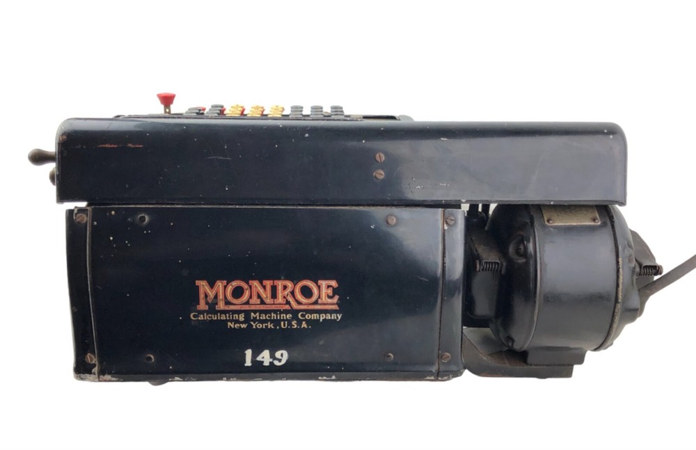 Vintage Monroe High Speed Adding Machine Calculator Model KA