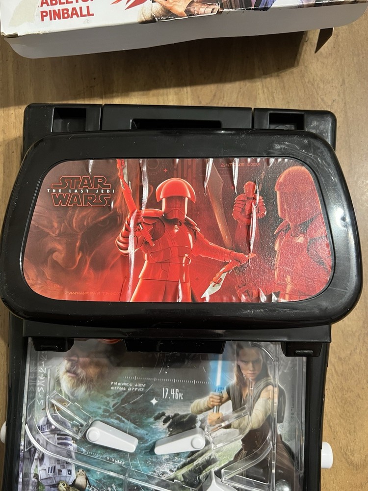 Jakks Star Wars Tabletop Pinball Electronic Interactive Toy On-Screen Effects
