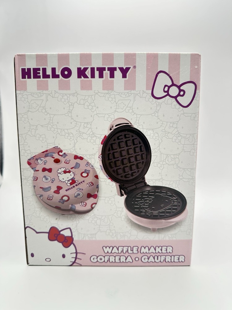 Sanrio Hello Kitty Mini Waffle Maker, Hello Kitty Kitchen Limited Edition, NIB