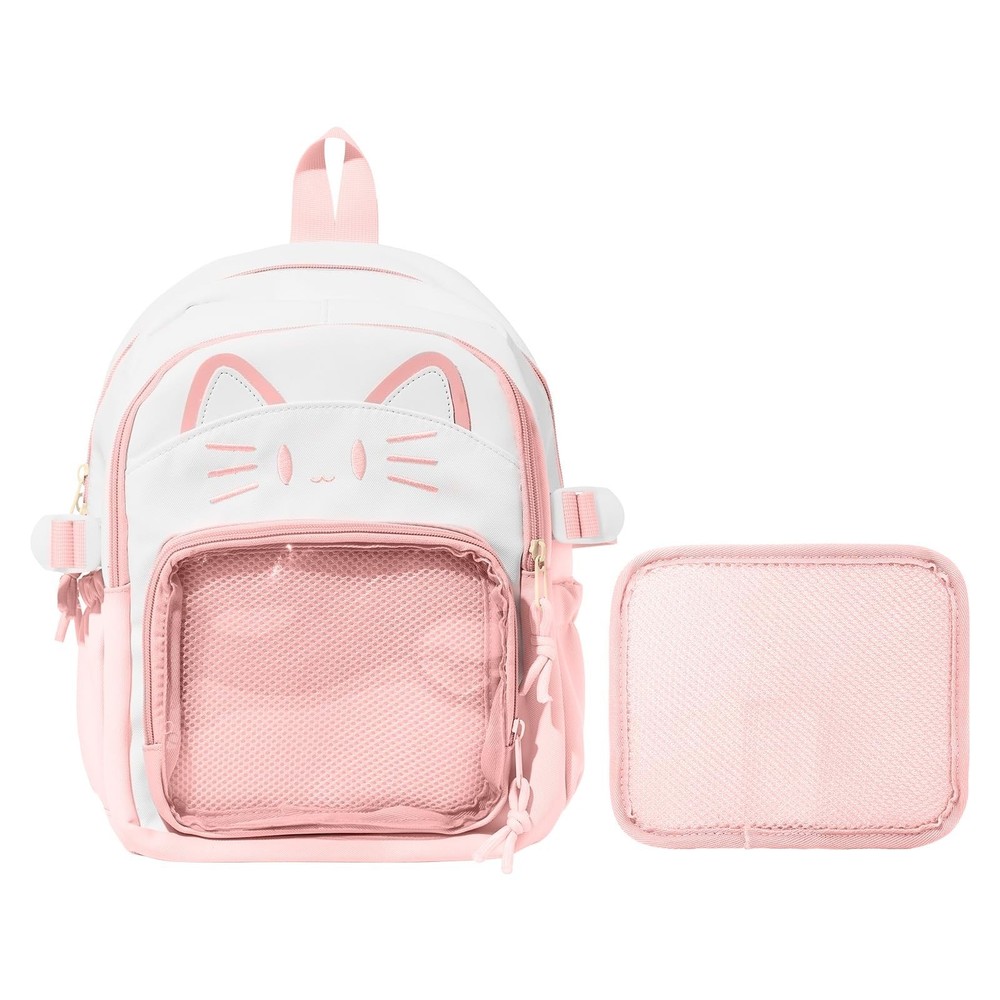 backpack Pink-white Small