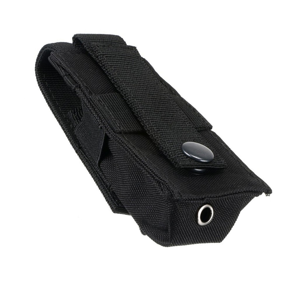Tactical Molle Flashlight Holder Holster Flashlight Pouch Torch Carry Case B