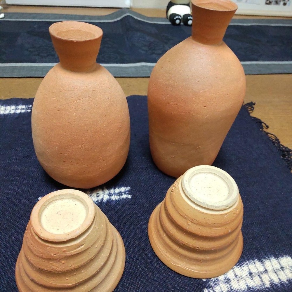 Sake set Bizen ware 101