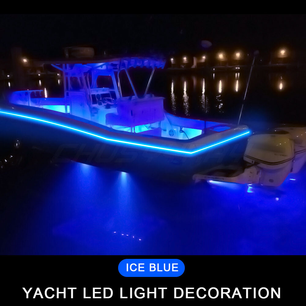 Boat Accessories 12V Light Strip RGB Waterproof LED Light 5M+Remote Control Kit