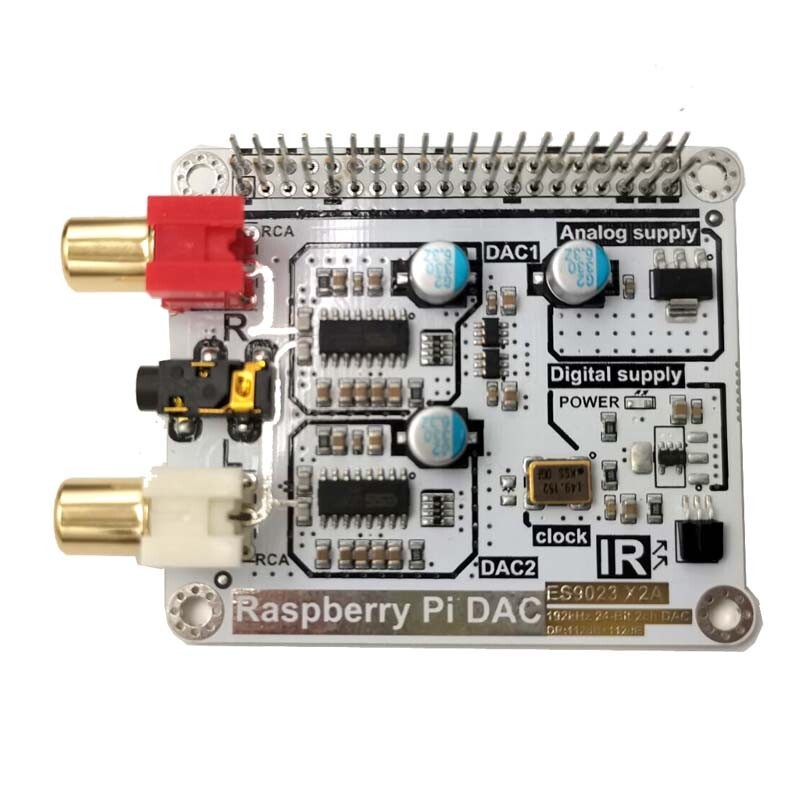 New volumio moode Raspberry Pi DAC Raspberry Pi 4B HIFI Dual Decoding DAC I2S