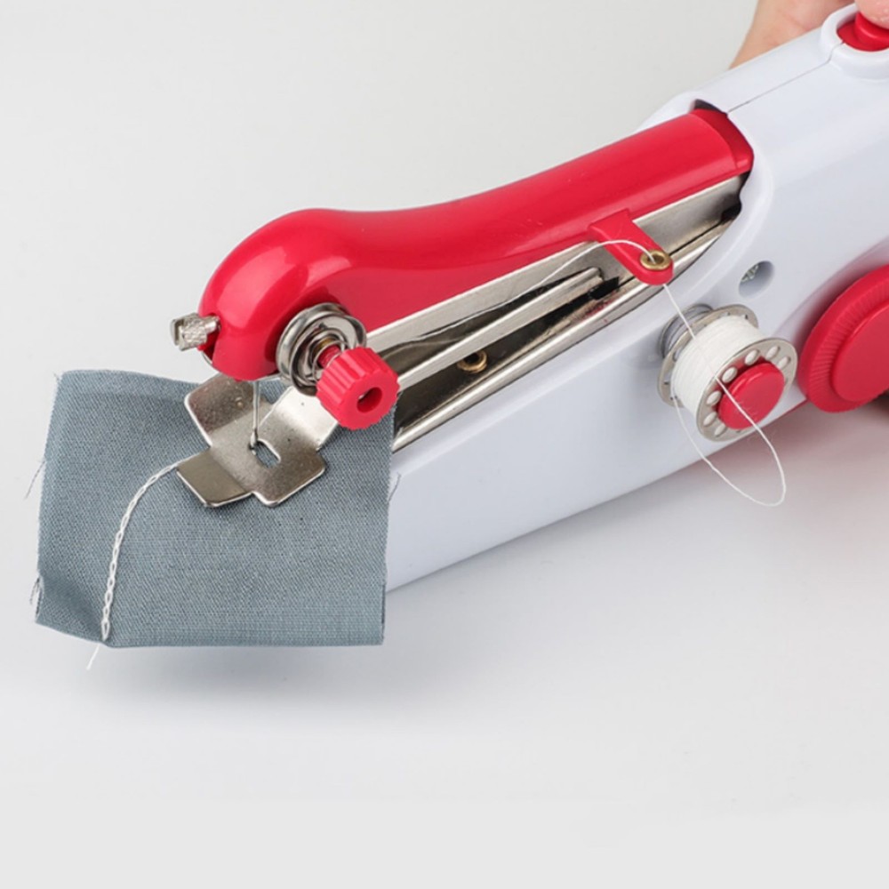 Lightweight Portable Mini Compact Handheld Sewing Machine Travel Home Tool