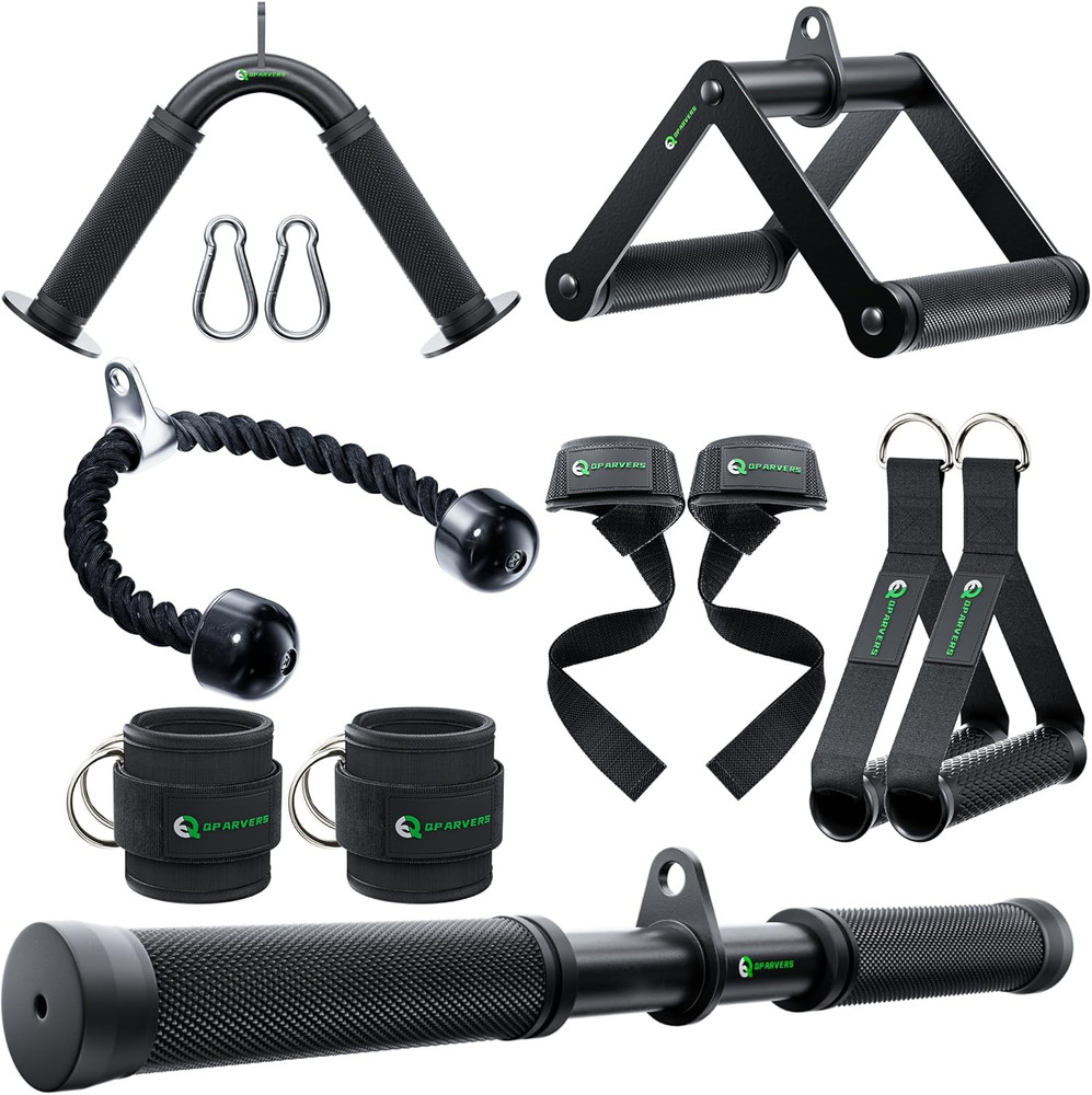 QPARVERS Cable Machine Attachment LAT Pulldown Attachments Cable Machine Accesso