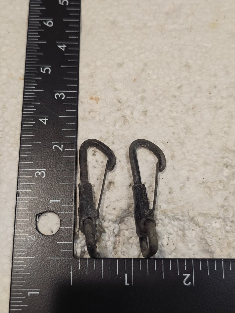 Original US Military Web Gear Snap Hooks Pair (#4424)