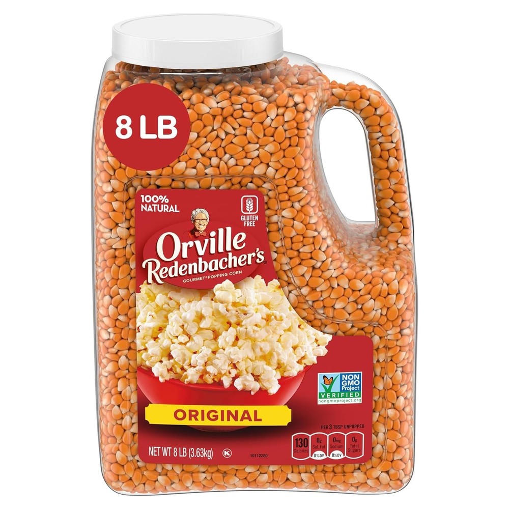 Gourmet Popcorn Kernels,  Yellow, 8 lb.