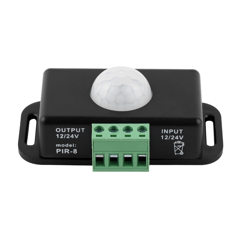 DC 12V-24V 8M Automatic Infrared PIR Motion Sensor Detector Switch For LED Light