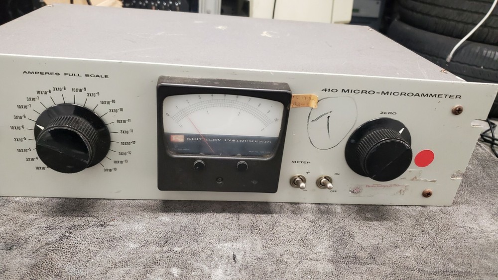 Keithley Instruments Model 410 Full Scale Micro-Microammeter Tested and Working