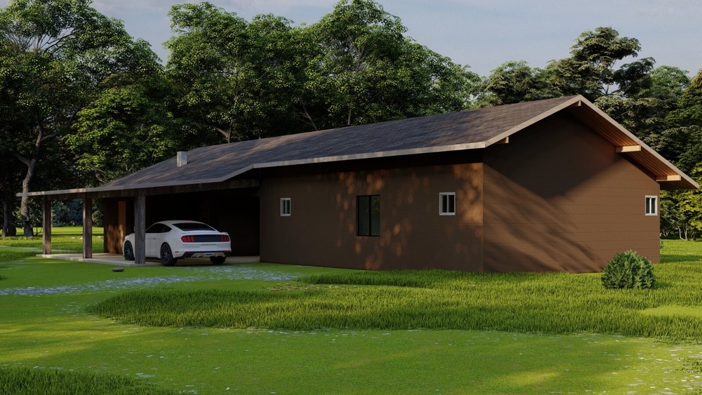 23' x 69 ' Ft House Home Building Plan With AutoCAD File & 3D Visualization