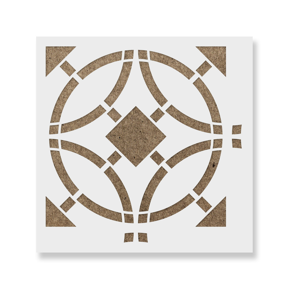 Una Tile Stencil - Durable & Reusable Mylar Stencils